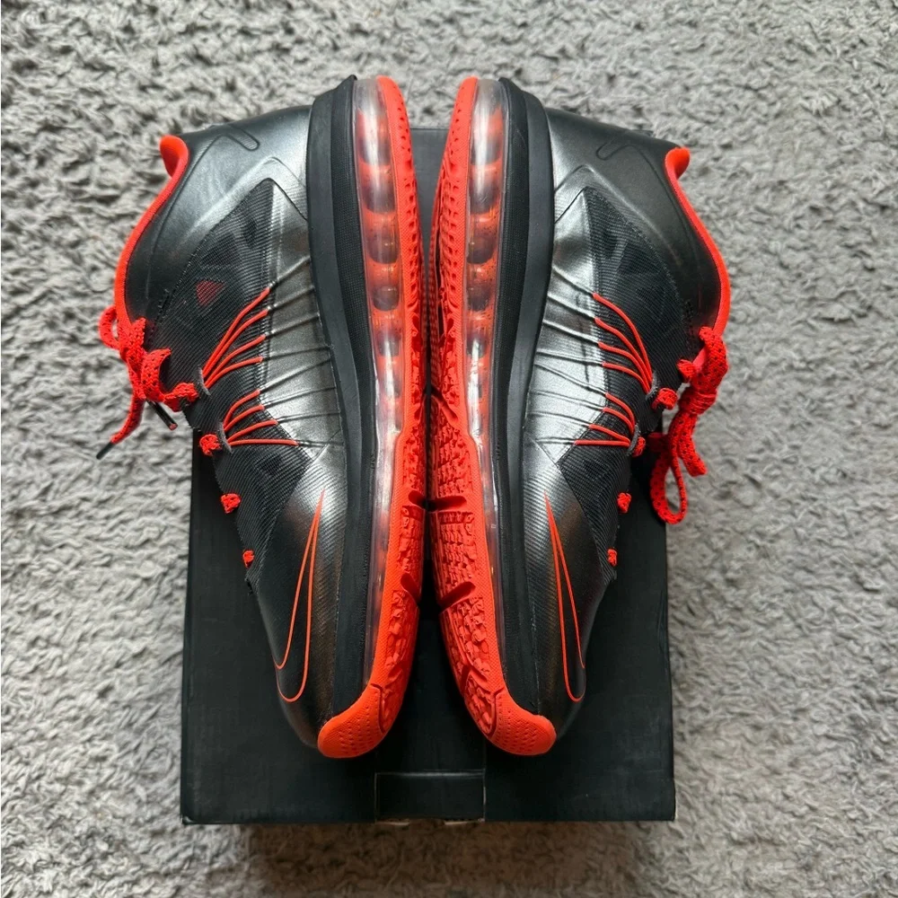 Lebron Nike Men's Black and Red Athletic Sneakers. Size 8.5. - Picture 7 of 9